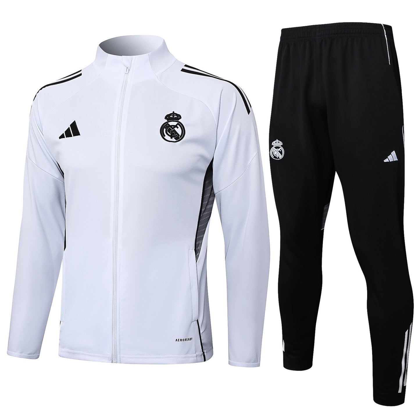 Real Madrid CF - Tracksuit Wit/Zwart