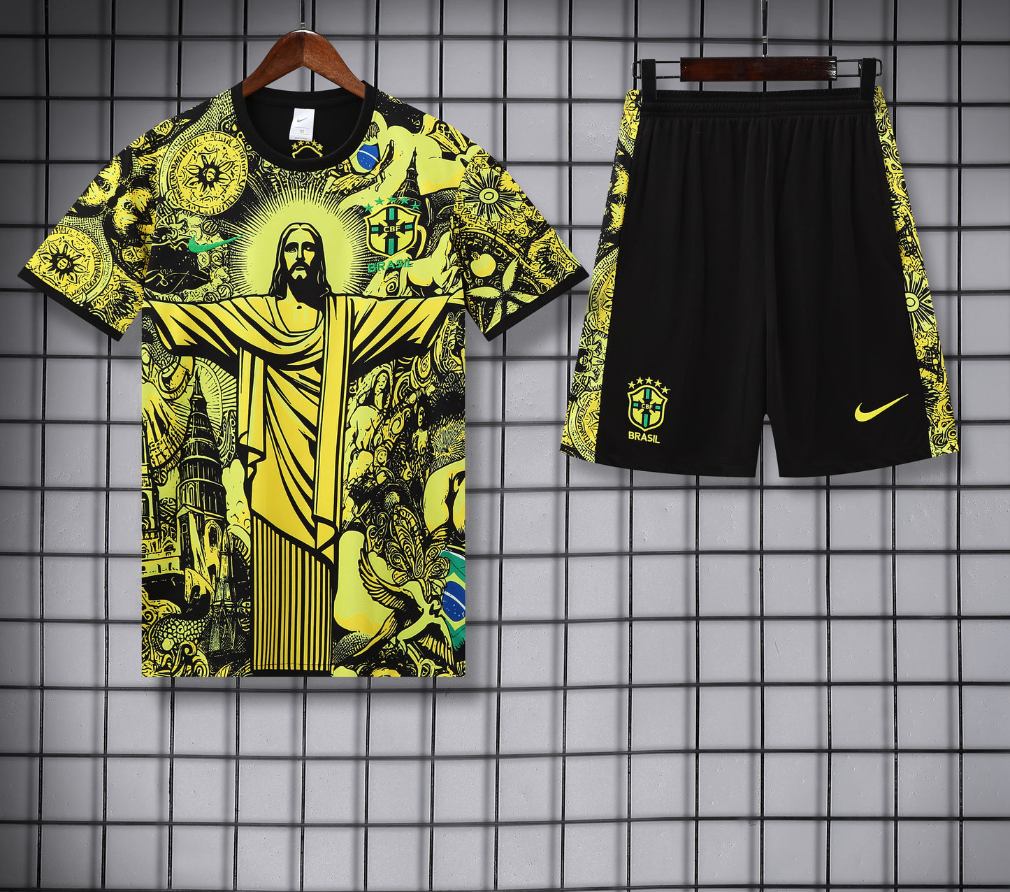 Brazilië - Trainingset Jesus Geel