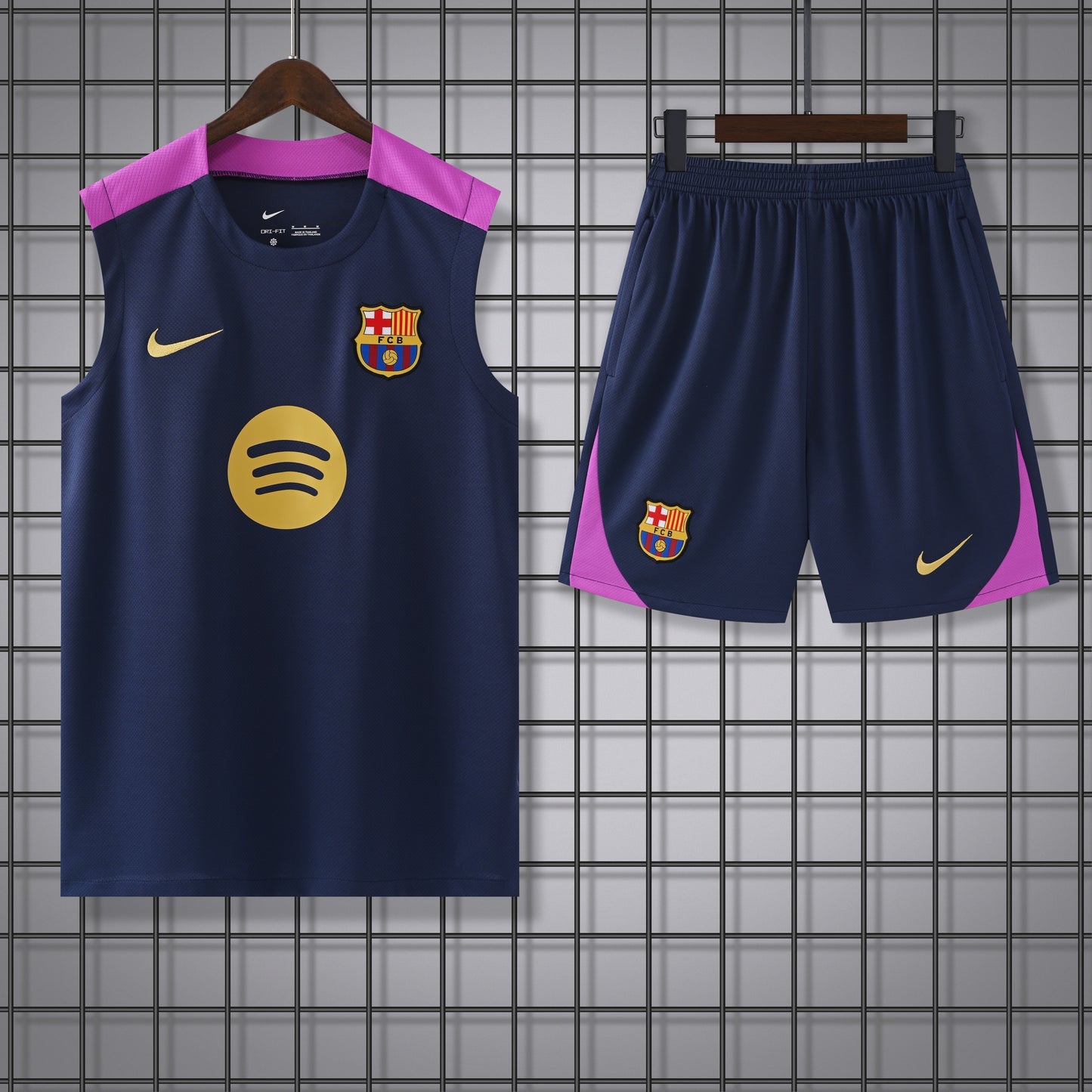 FC Barcelona - Tanktop Trainingset Donkerpaars
