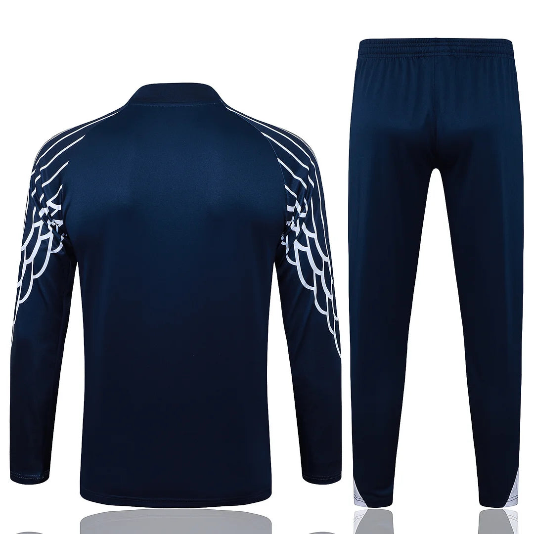 Paris Saint-Germain - 25/26 1/4 Zip Tracksuit Blauw