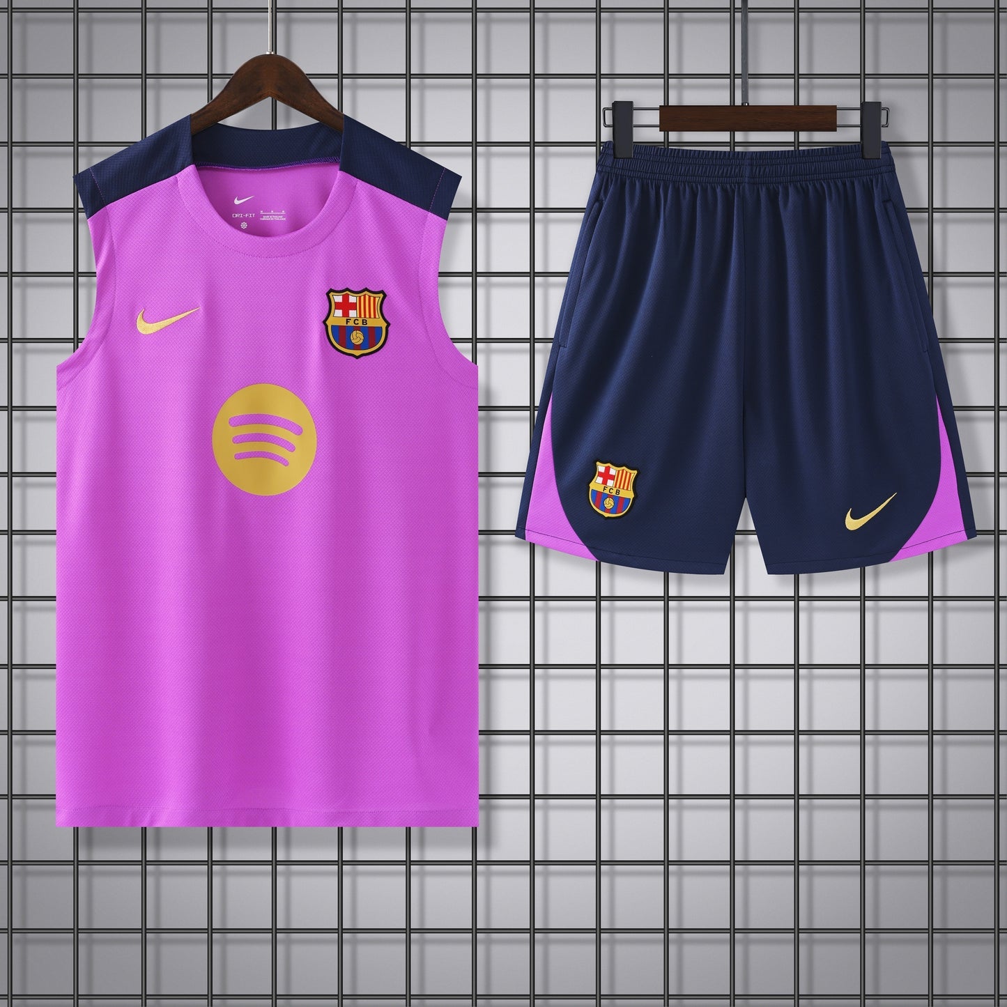 FC Barcelona - Tanktop Trainingset Magenta