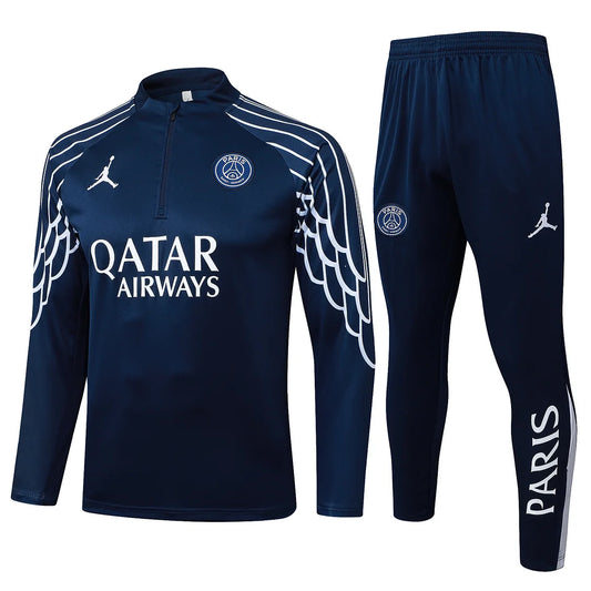 Paris Saint-Germain - 25/26 1/4 Zip Tracksuit Blauw
