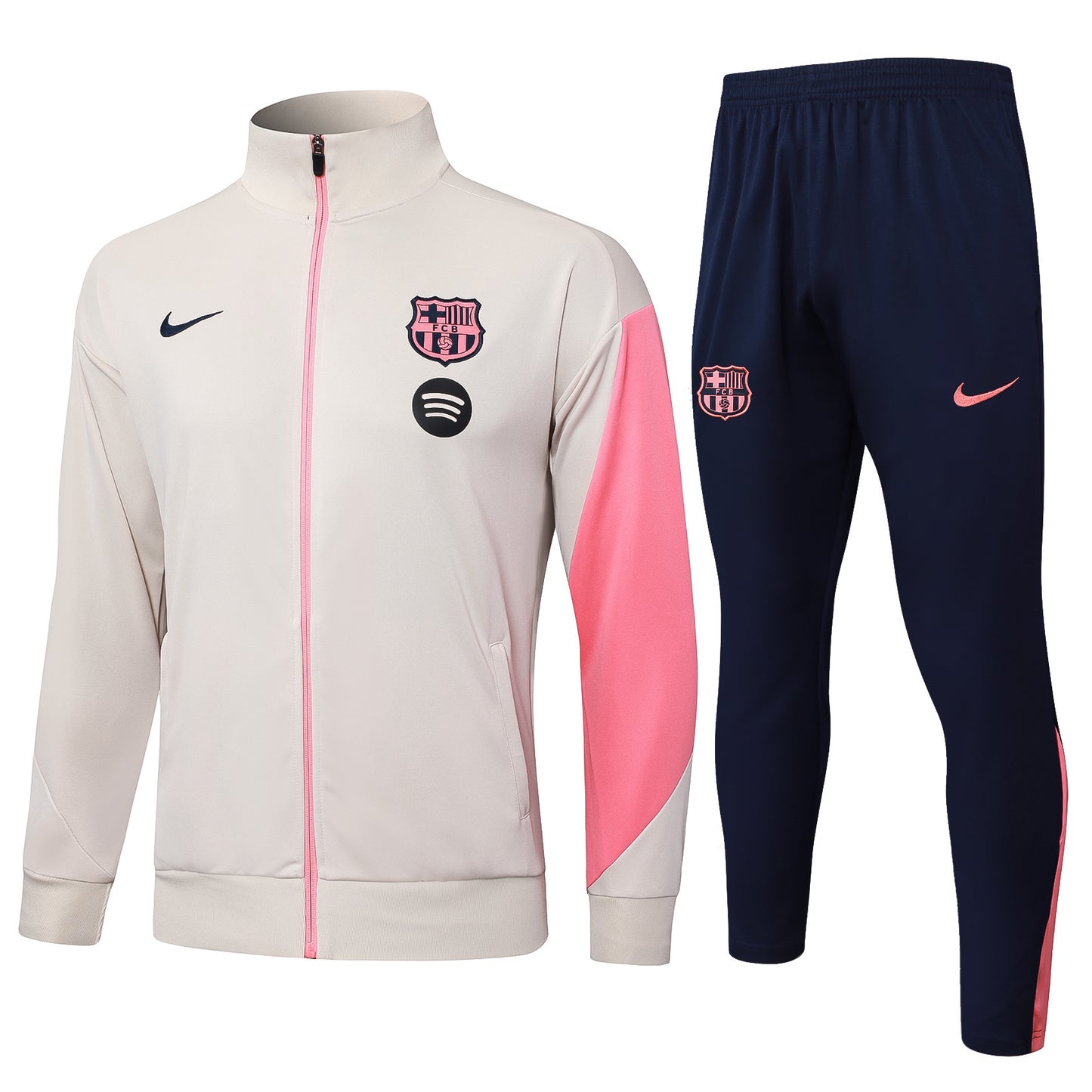 FC Barcelona - 25/26 Strike Tracksuit Lichtroze/Donkerblauw