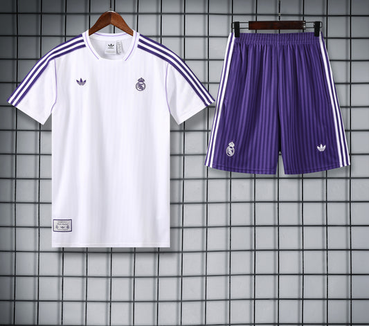 Real Madrid CF - Terrace Icons Trainingset Wit/Paars