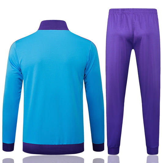 Real Madrid CF - Terrace Icons Tracksuit Blauw/Paars