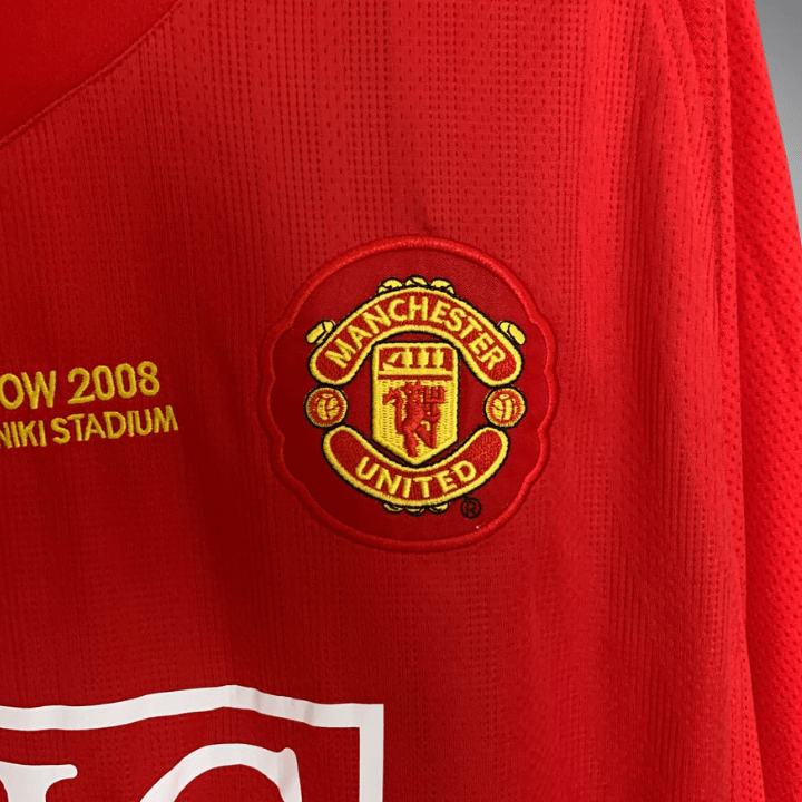 Manchester United FC - Retro Thuisshirt 2007/2008 Longsleeve