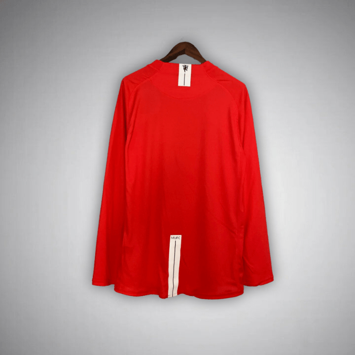 Manchester United FC - Retro Thuisshirt 2007/2008 Longsleeve