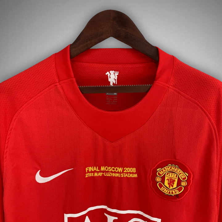 Manchester United FC - Retro Thuisshirt 2007/2008 Longsleeve